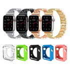 Rhinestone Pattern Band + 5-Count Gel Case for All Apple Watch Series product image