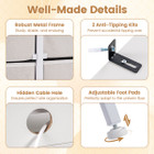 LED Fabric Drawer Dresser  product image
