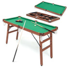 Folding Pool Table Set with Foldable Legs and Adjustable Foot Levelers product image