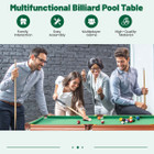 Folding Pool Table Set with Foldable Legs and Adjustable Foot Levelers product image