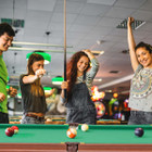 Folding Pool Table Set with Foldable Legs and Adjustable Foot Levelers product image