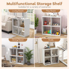 4-Cube Open Bookshelf with Anti-Tip Kits and Non-Slip Footpads product image