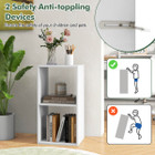 2-Cube Open Back Bookshelf with Anti-Tip Kit and Non-Slip Footpads product image