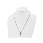 Men's Stainless Steel Cross Pendant Necklace with Chain (22 Inches) product image