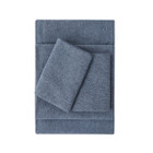 Kathy Ireland Heathered Jersey Knit Cotton Sheet Set (4 Pieces) product image