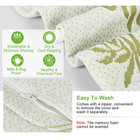 NewHome™ Contoured Ergonomic Bamboo Memory Foam Pillow product image