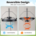 Wall Mounted Fan with Adjustable Light product image