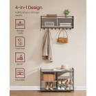 VASAGLE Hall Tree with Shoe Bench product image