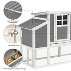 98'' Large Chicken Coop with Run with Pull-Out Tray (for 6-8 Chickens) product image