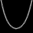 Women's .925 Solid Sterling Silver Paperclip 2.5mm Chain Necklace product image