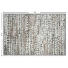Bibb Home Washable Flannel Printed Area Rug with Latex Back product image