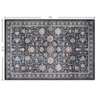 Bibb Home Washable Flannel Printed Area Rug with Latex Back product image