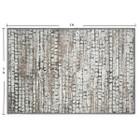 Bibb Home Washable Flannel Printed Area Rug with Latex Back product image