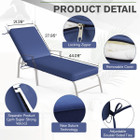Outdoor Chaise Lounge Cushions (Set of 2) product image