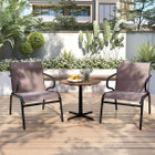 Patio Chairs with Breathable Fabric and Metal Frame (Set of 2, 4 or 6) product image