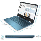 14" HP Laptop X360 14a Chromebook HD Touchscreen Intel Celeron, 4GB LPDDR4 64GB eMMC product image