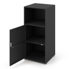 Outdoor PE Wicker Storage Cabinet product image