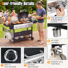 5-Burner Propane Gas Grill and Griddle Combo product image