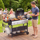 5-Burner Propane Gas Grill and Griddle Combo product image