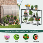 7 x 3.5 x 7-Foot Lean-to Greenhouse with Flower Rack product image