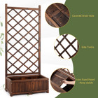 Outdoor Raised Garden Bed with Trellis product image