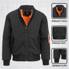 Women's Heavyweight Oversize Loose-Fit  Bomber Jacket  product image