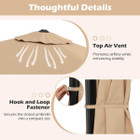 9FT Cantilever Patio Umbrella with 2-Section Design product image