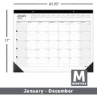 Office Depot Brand Monthly Desk Pad Calendar  (21 3/4" X 17")  product image
