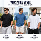 Men's Baggy Fit Wide Shoulder Crew Neck Shirt product image