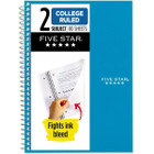 Five Star 80PG 2 Subject College Ruled Notebook product image