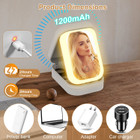 Travel Makeup Bag & LED Mirror  product image