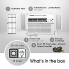 LG 24,50 BTU 208/230V, 15AMP Electronic Smart Air Conditioner with Remote  product image