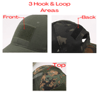 Military-Style Tactical Patch Hat with Adjustable Strap product image