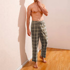 Men's Soft 100% Cotton Flannel Plaid Lounge Pajama Pants (1- or 3-Pairs) product image