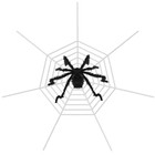 Halloween Spider and Web Decoration product image