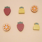 Wooden Fruit Shaped Magnets (6-Pack) product image