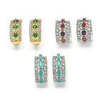 Lab-Created Sparkling Gemstone Earrings product image
