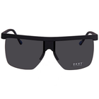 DKNY® Shield Black/Gray 100% UV Semi-Rimless Sunglasses product image