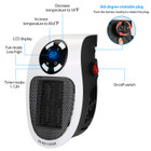 Mini Plug-in Personal Heater with Remote Control product image