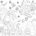 Christmas Nativity Coloring Table Cover product image