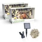 105-Foot Solar-Powered Holiday String Lights (1- or 2-Pack) product image