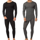 Men's Cotton Fleece Thermal Top and Pants Set (2-Pairs) product image