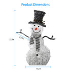 LED Holiday Snowman Decoration product image