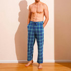 Men's Soft 100% Cotton Flannel Plaid Lounge Pajama Sleep Pants (3-Pack) product image