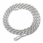 Solid .925 Sterling Silver Rope Chain product image