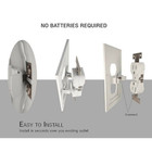 Snap-on Outlet Cover with Built-in LED Night Lights (5-Pack) product image