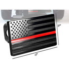 Zone Tech American Flag Hitch Cover product image