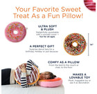 2-in-1 Reversible Super Soft Microplush Doughnut Pillow product image