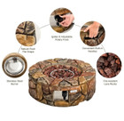 28" Propane Gas Fire Pit with Weather-Resistant Stone Finish  product image