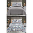 Hannah Linen® Reversible 4-Piece Microfiber Twin Quilt Set product image